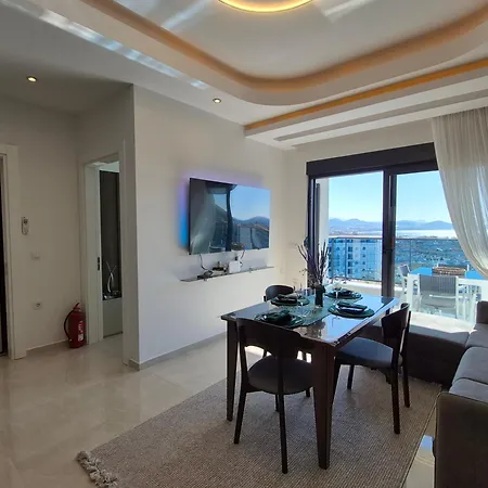 شقة Luxury With Panoramic Sea View Emerald ألانيا
